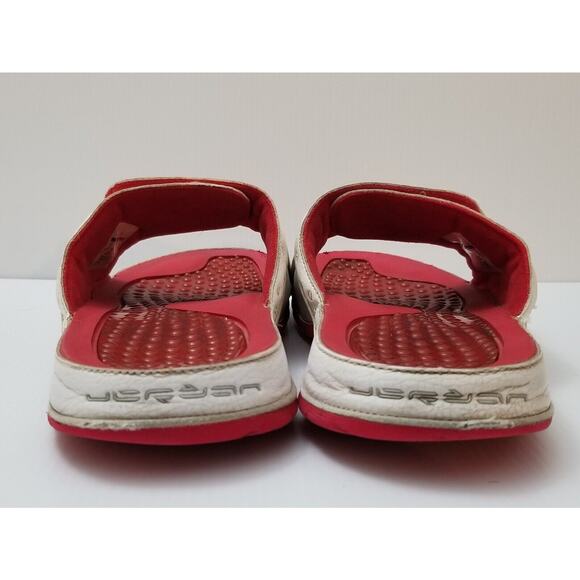 Nike Air Jordan Hydro XIII 13 Retro Men Sz 11 Slides Sandal Red White 684915-121 main image 12